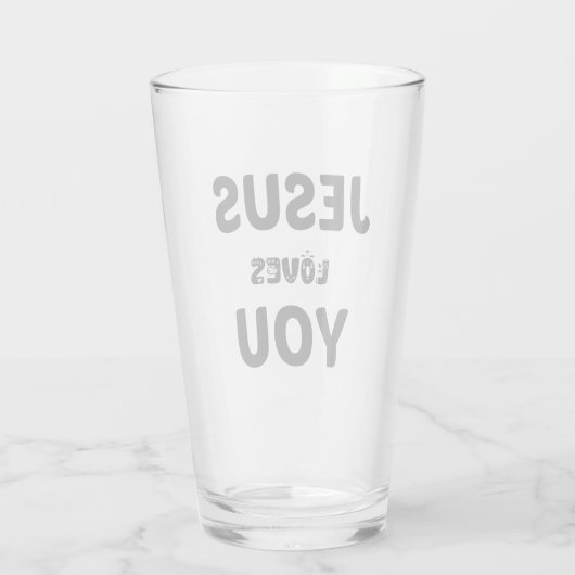 VERRE JÉSUS T'AIME (Dos)