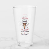 Verre Jeu de crème glacée mignonne (Devant)