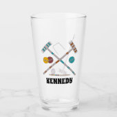 Verre Jeu de Croquet, Jeux de pelouse personnalisée (Devant)