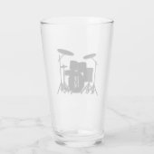 Verre Jeu de tambour Monogramme Argent (Dos)