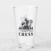 Verre Jeu D'Échecs, Stratégique, Penser À L'Avance, Matt (Dos)