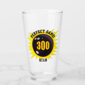 Verre Jeu parfait, pinte noire et jaune (Devant)