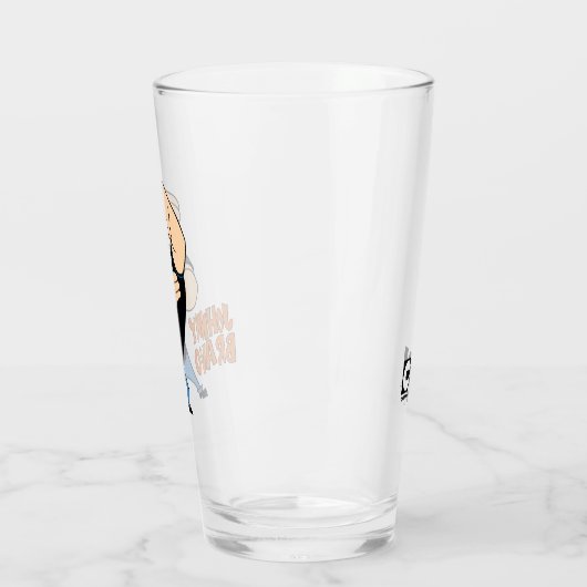 Verre Johnny Bravo Picture Frame Pose (Gauche)