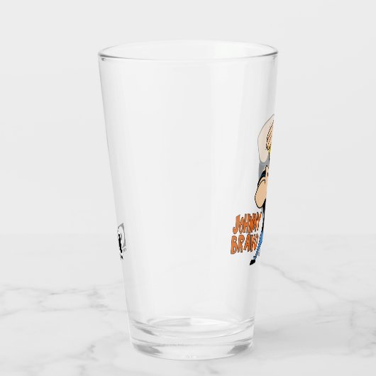 Verre Johnny Bravo Picture Frame Pose (Droite)