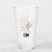 Verre Johnny Bravo Pose Iconique (Dos)