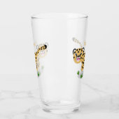 Verre Joli bébé guépard en cours de dessin animé illustr (Gauche)