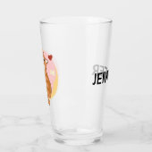 Verre Joli chat orange (Gauche)