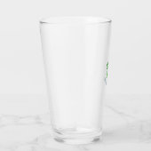 Verre Joli fantôme diable avec trident vert (Droite)