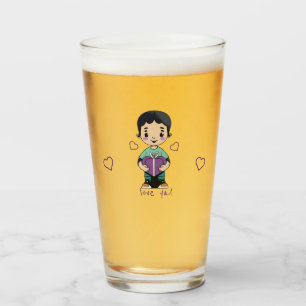 Verre Joli garçon Kiss