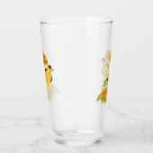 Verre Joli Goldfinch Garden Oiseau Marigold Fleur Jaune (Droite)