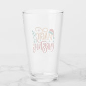 Verre Joli 'Magie de Noël' (Dos)