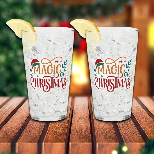 Verre Joli 'Magie de Noël'