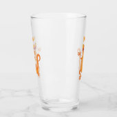 Verre Joli triton orangé joyeux (Gauche)