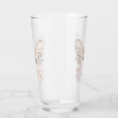 Verre Jolie ailes papillon rose (Gauche)