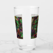 Verre Jolie flambée de fleurs Abstraite (Gauche)