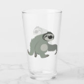 Verre Jolie machine à sous en dessin (Devant)