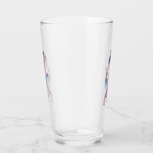 Verre Jolie robe rose Lady Écharpe Bleu Ancienne Egypte (Droite)