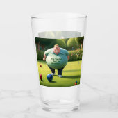 Verre Jolly Lawn Bowler Man, (Devant)