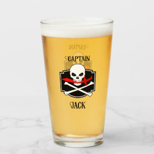 Verre Jolly roger personnalisé (Cutlass)