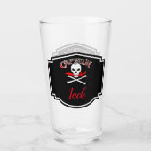 Verre Jolly roger personnalisé (Cutlass) (Dos)