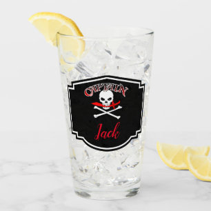 Verre Jolly roger personnalisé (Cutlass)