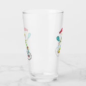 Verre Jongleur Stickman Monocycle (Gauche)