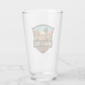 Verre Joshua Tree National Park Illustration Retro (Dos)
