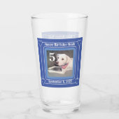 Verre Jote Chien Chien Chien Photo Anniversaire Numéro 5 (Dos)