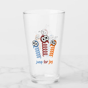 Verre Jote Jump de joie citer drôle