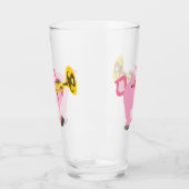 Verre Jouer Jeu de trompette Tumbler de cochon de dessin (Gauche)