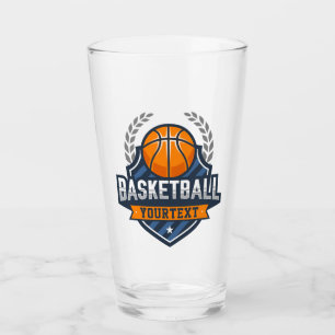 Verre Joueur de basket AJOUTER LE NOM Varsity School Tea