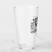 Verre Joueur de crosse personnalisé AJOUTER LE NOM D'Équ (Droite)