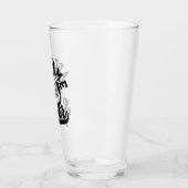 Verre Joueur de football AJOUTER LE NOM Équipe de footba (Gauche)