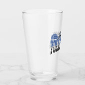 Verre Joueur de volley-ball personnalisé AJOUTER UN NOM (Droite)