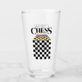 Verre Joueur d'échecs, jeu d'échecs (Devant)