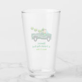 Verre Jour de la Saint Patrick Party Leprechaun Funny bi (Dos)