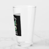 Verre Jour de la Saint-Patrick Shamrock Chanceux Gnomes  (Gauche)