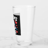 Verre Jour de la Saint-Valentin Cœur Léopard Mignon (Gauche)