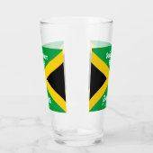 Verre Jour de l'indépendance de la Jamaïque drapeau nati (Gauche)