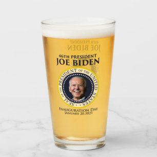 Verre Jour de l'investiture 2021 Président Biden