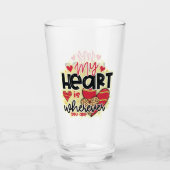 Verre Jour des Valentines de Mon Coeur tendance (Devant)