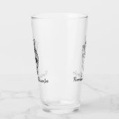 Verre Jour personnalisé de la mort Calavera TOAST (Gauche)