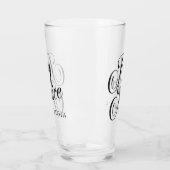Verre Joy Juice | Script Humour d'alcool adulte avec nom (Gauche)