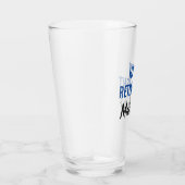 Verre Joyeuse pinte de bière à la retraite (Droite)