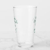 Verre Joyeuse Saint-Patrick famille nom vert minimal (Gauche)