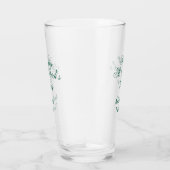 Verre Joyeuse Saint-Patrick famille nom vert minimal (Droite)