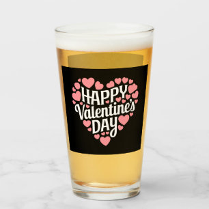 Verre Joyeuse Saint Valentin drôle Cœur Amour Valentin