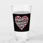 Verre Joyeuse Saint Valentin drôle Cœur Amour Valentin (Devant)