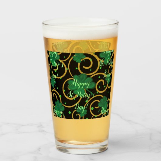 Verre Joyeuse St. Patrick (Devant (rempli))
