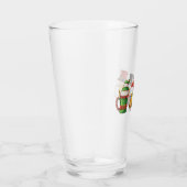 Verre Joyeuses bières de Noël Boire Père Noël Beer Lover (Droite)